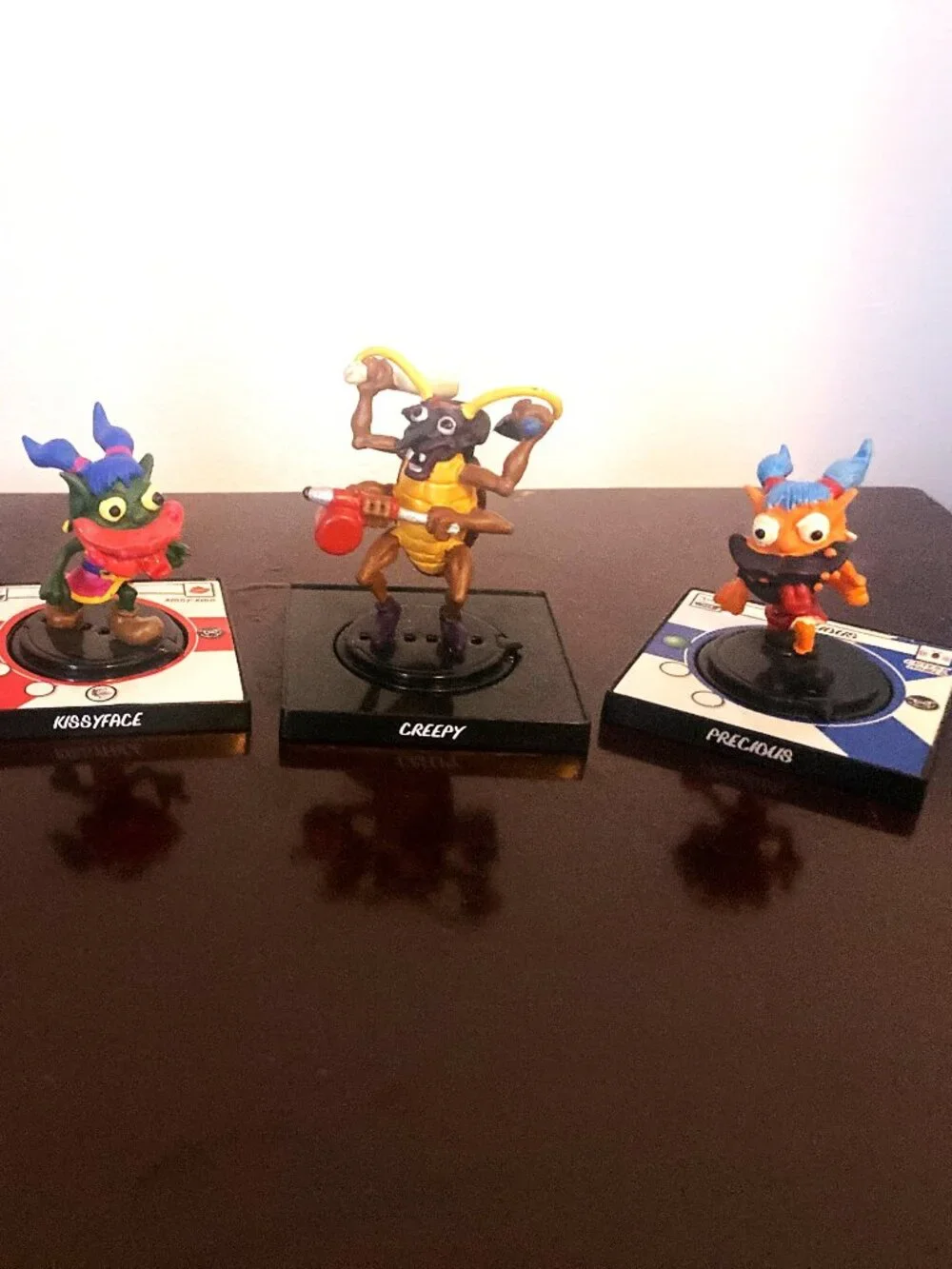 2003 Wizkids Creepy Freaks 3D Trading Game 4 Assorted Figures Lot